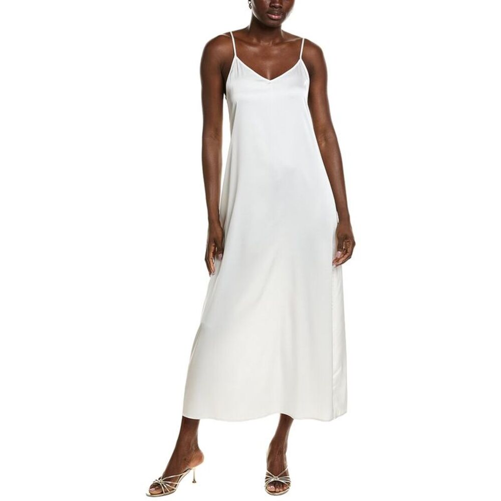 Point Womens  Satin Slip Dress